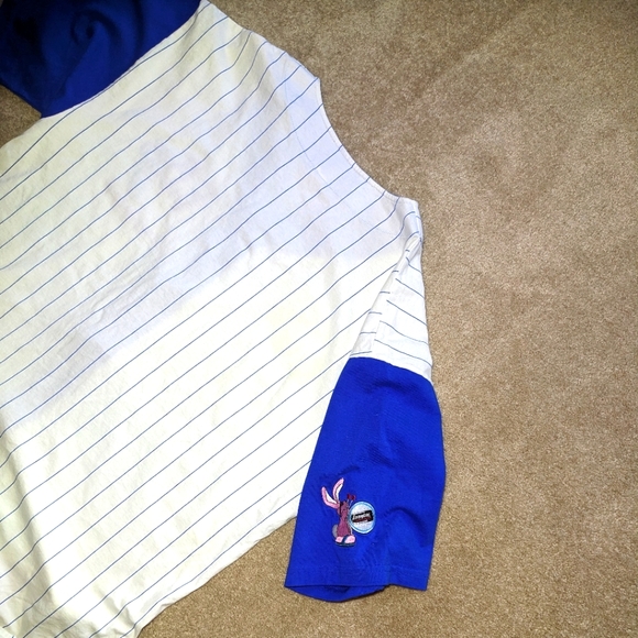 Energizer Bunny Shirt / Baseball Jersey / Vintage Energizer Bunny Button Up - Picture 4 of 8